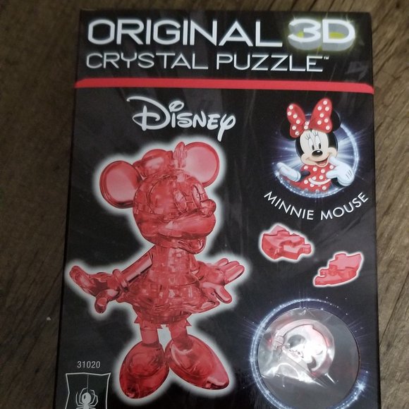 Disney Other - Disney Minnie Mouse 3D Crystal Puzzle